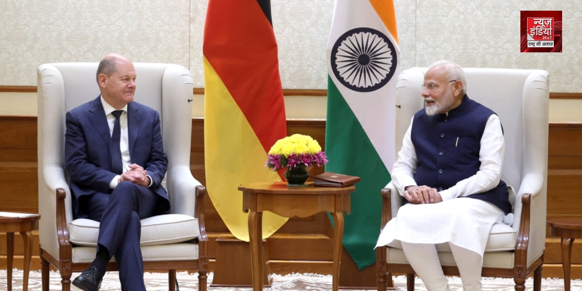 PM Modi Met German Chancellor