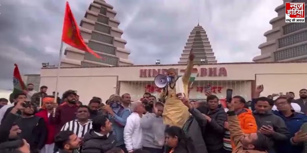 Attack On Hindu Temple In Brampton Canada