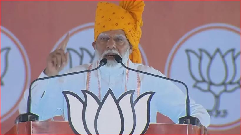 PM Narendra Modi in Rajasthan