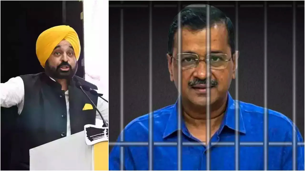 bhagwant maan in tihad jail