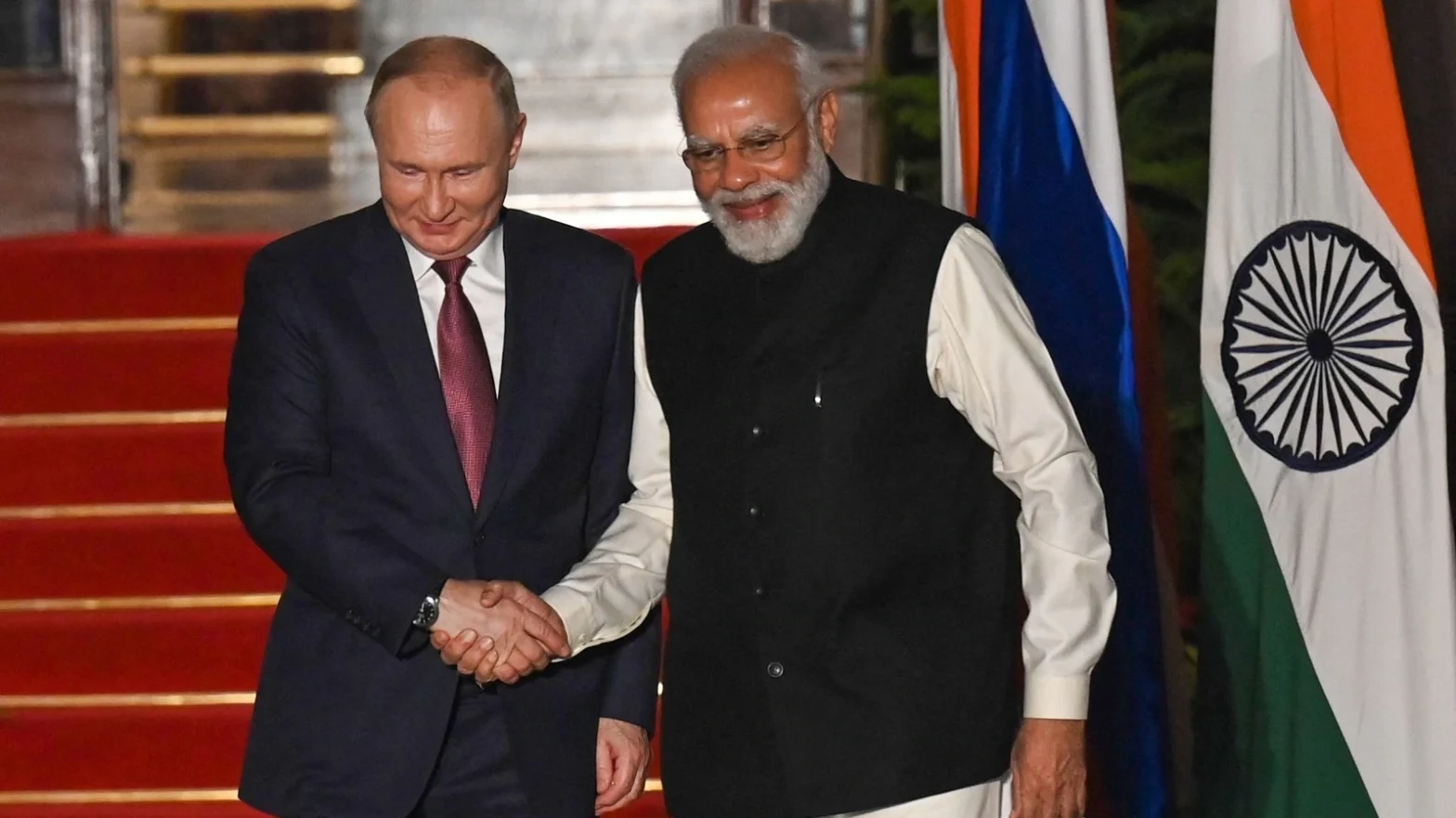 Narendra Modi and Putin