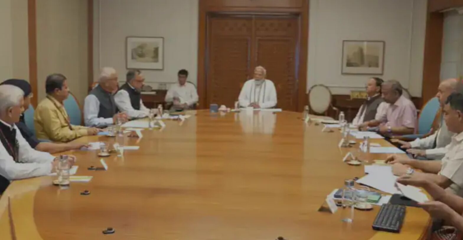 PM Modi meeting for Cyclone Remal