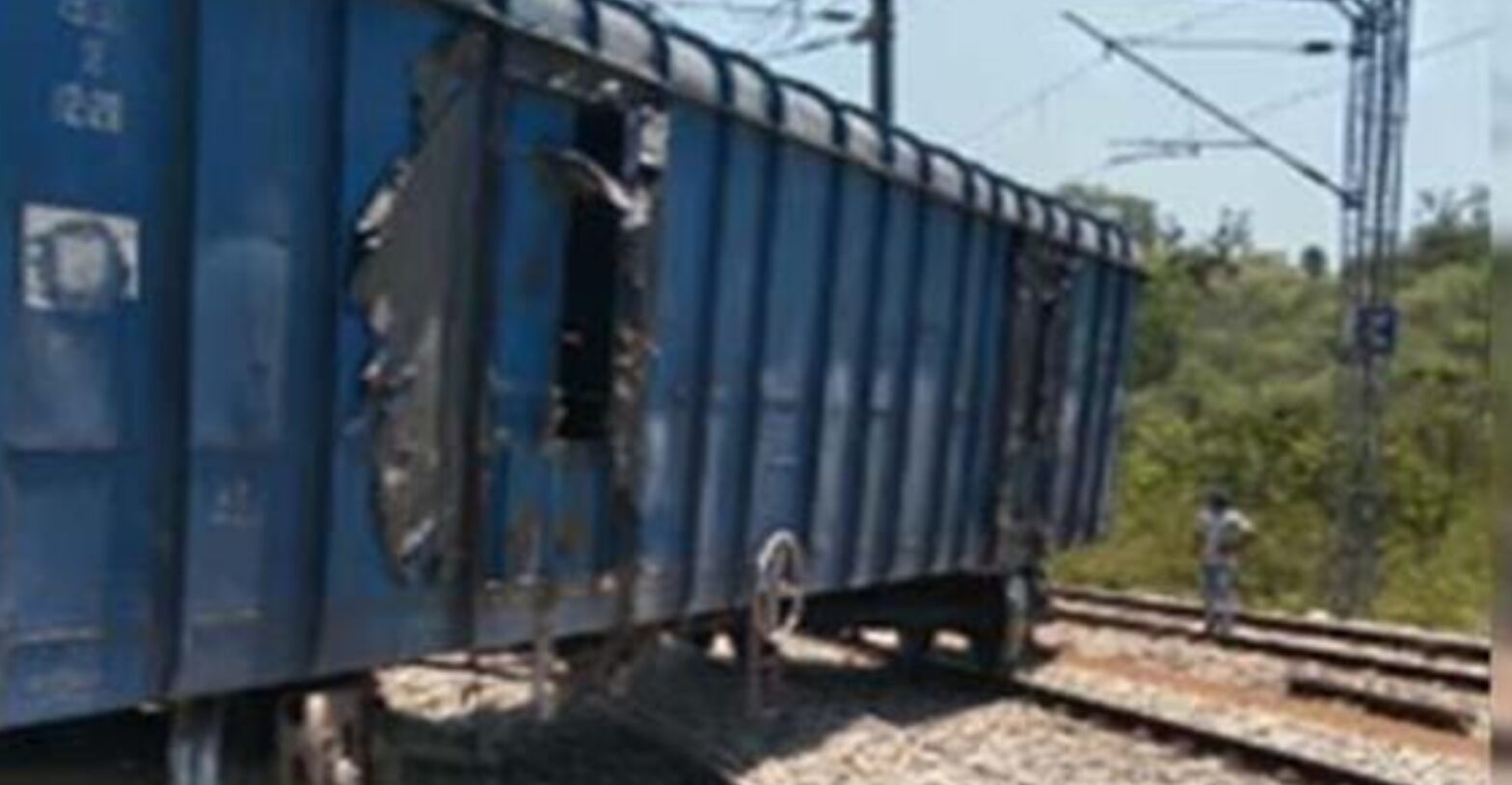 Train Derails Near Sangar Station in Jammu