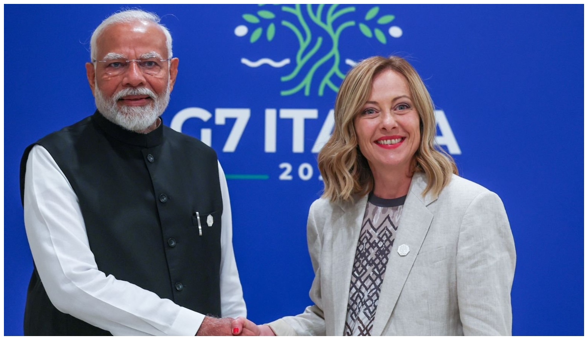 PM Modi meet Italian PM Giorgia Meloni