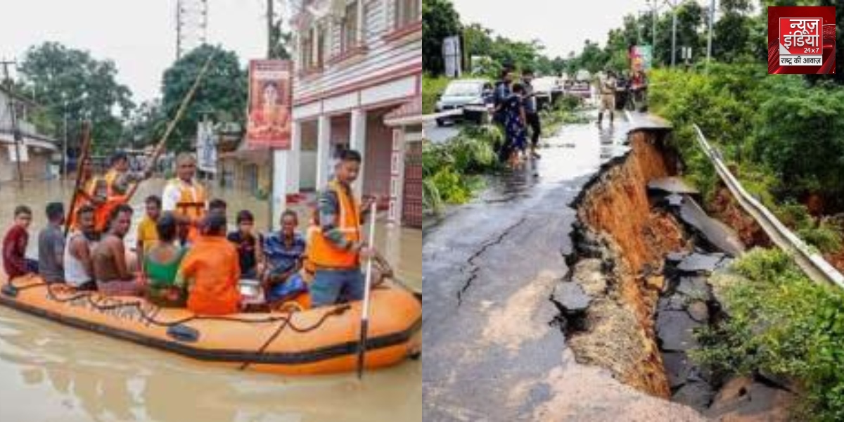 Floods and landslides in Tripura