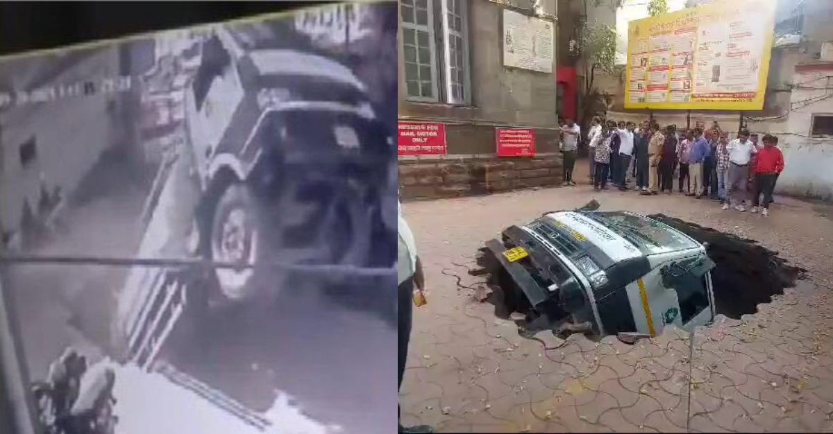 Pune Nagar Nigam Truck Submerged