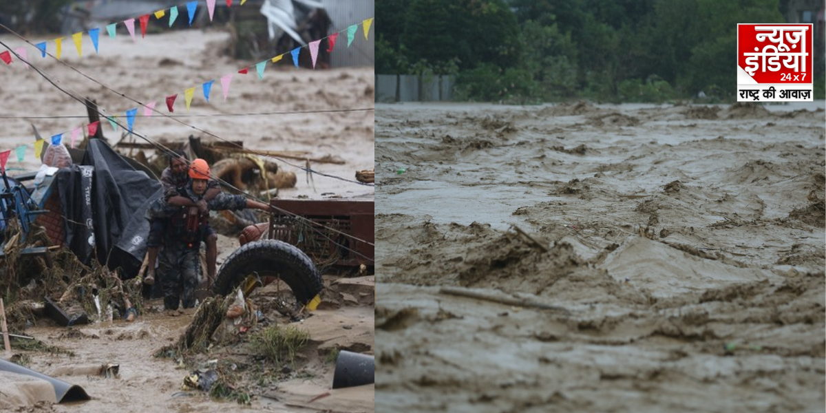 Nepal Floods : 60 people died due to floods and landslides in Nepal