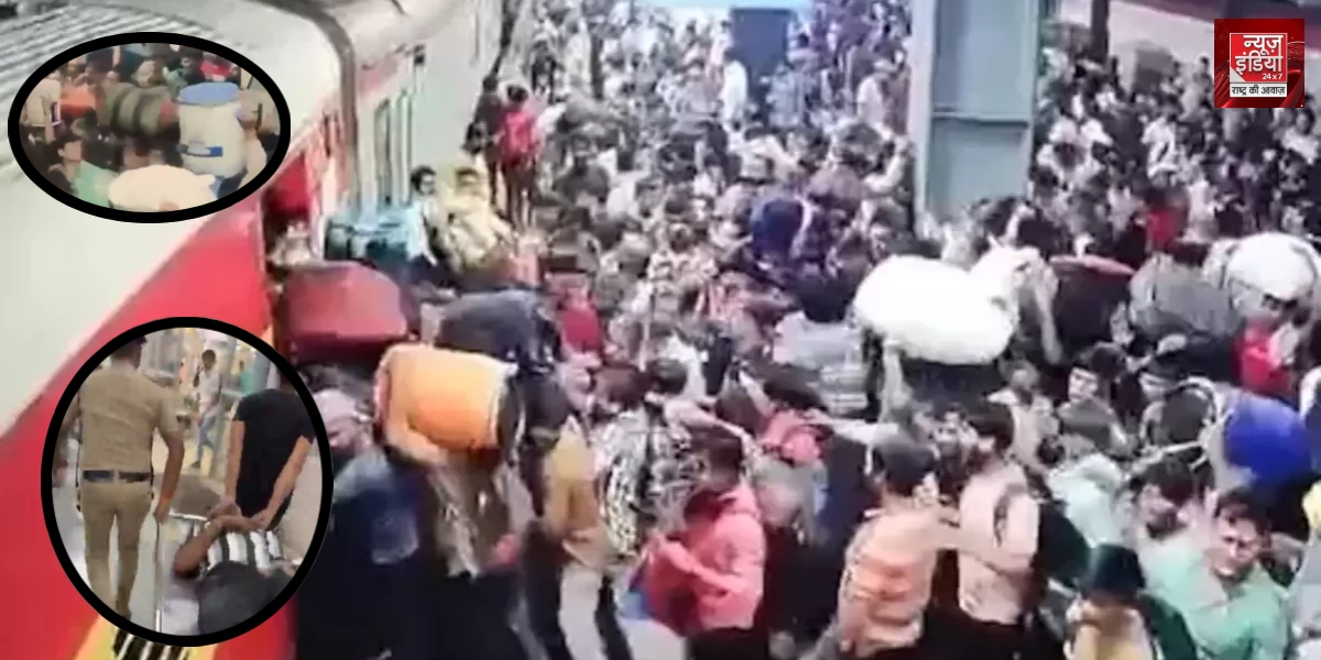 Bandra Railway Station Stampede Video