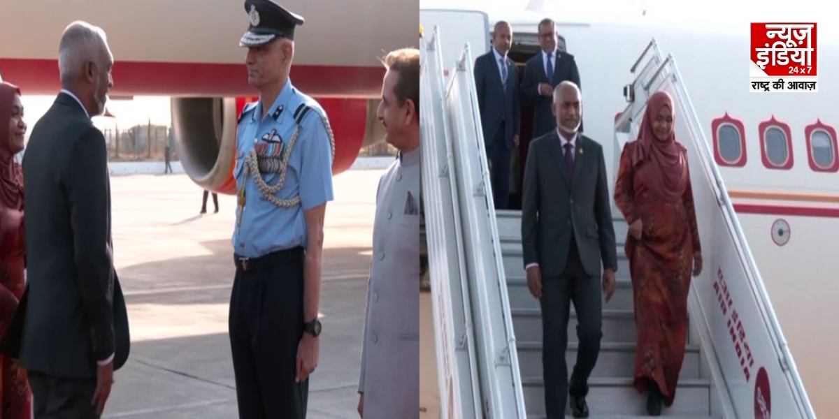 President Mohamed Muizzu arrives in New Delhi on first bilateral visit